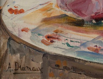 Angélina DRUMAUX (1881-1959). Les pivoines 