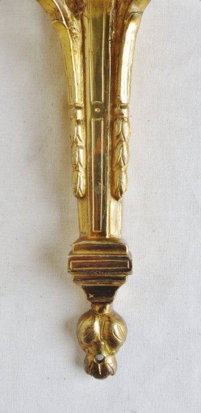Paire d'appliques Louis XVI, XVIIIe siècle.  