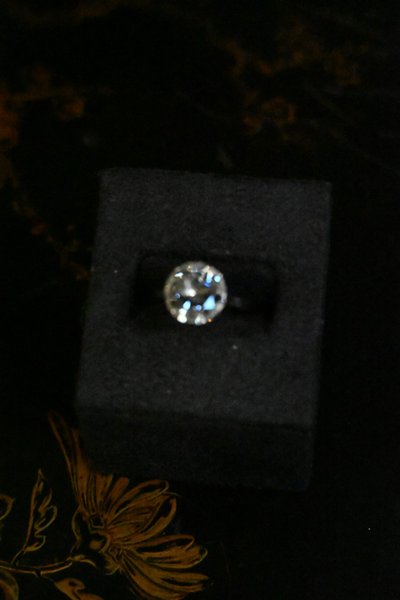 Bague solitaire diamants  taille moderne diamant 3 cts