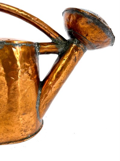 Arrosoir en Cuivre Martelé Signé J. Bellamy – Angleterre 1876 – Rare Pièce du XIXe Siècle