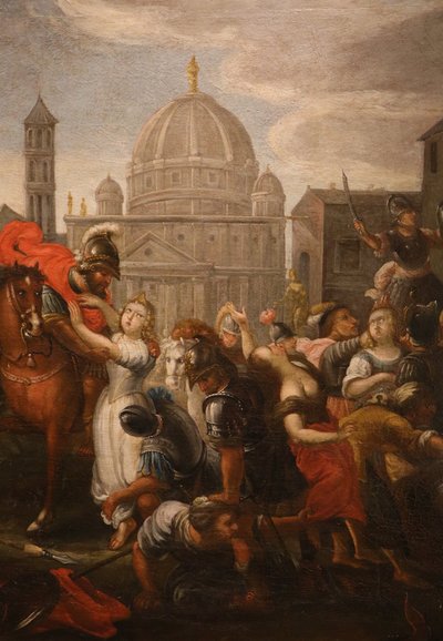 L'enlèvement des Sabines, Vincent Malò (Cambrai 1595/1600 - Rome, 1649) attributable