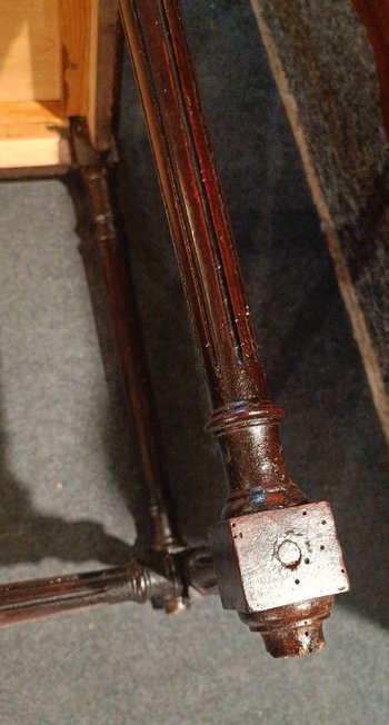 Table desserte - Nacre - Louis XVI - Fin XIXème siècle 