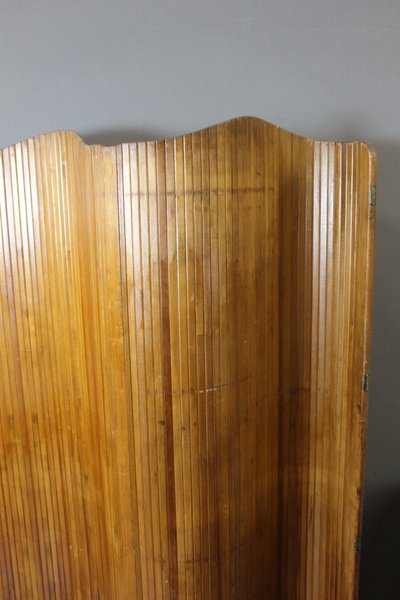Baumann Wooden Slatted Screen circa 1950