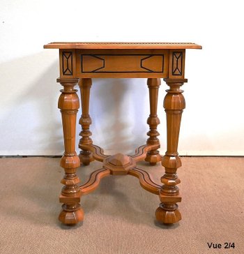 Table en Noyer massif, goût Louis XIV – Fin XIXe