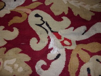 Aubussion table mat, Napoleon III period