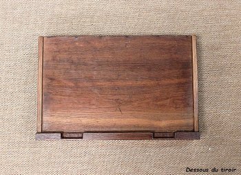 Consolle Piccola in Radica Impiallacciata di Mogano proveniente da Cuba, Epoca Restauro - Inizio XIX Secolo