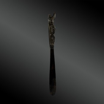 LIME SPATULA - Trobriand Islands, Papua New Guinea - XIXth century