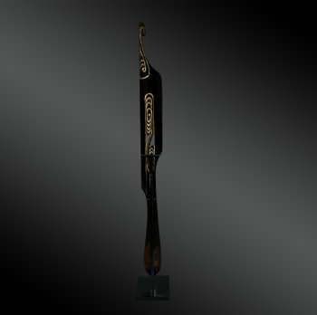 LIME SPATULA - Aire Massim, South East of Papua New Guinea - 19th century
