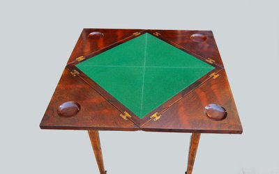 Table à jeux  Palissandre Charles X