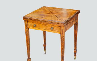 Table à jeux  Palissandre Charles X