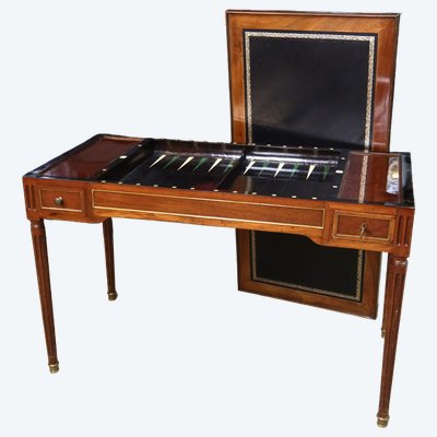 Table à jeux Louis XVI fin XVIIIème début XIXème siècle