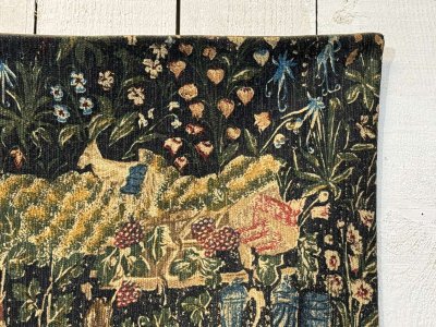 1970s wall tapestry - The Grape Harvest - JP Panneaux Gobelins