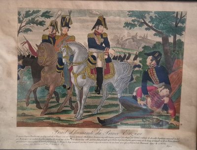 suite de trois gravures  vers 1820