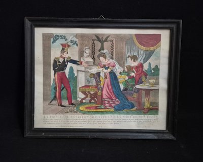 suite de trois gravures  vers 1820