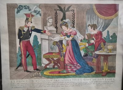 suite de trois gravures  vers 1820