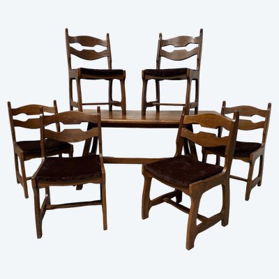 Mobilier de salle a manger Table et chaises XX siècle