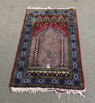 Handmade wool Iranian rug - 1m26x75cm