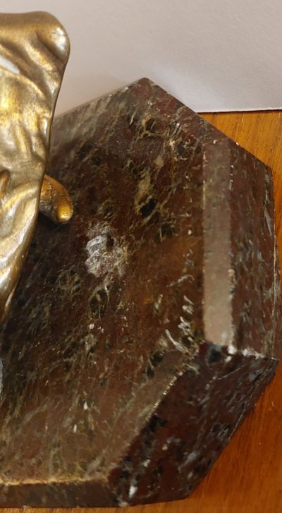 Georges Van der Stratten - (1856 - 1941) - "Mimi" - Bronze