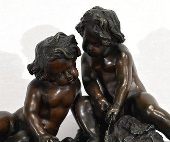 Important Bronze Inkwell - Late 19th Century