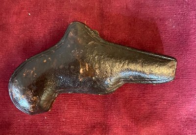 Broschenpistole, vergoldet, signiert "LE FAUCHEUX PARIS" - Kaliber 5,5