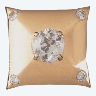 Anello in oro 18 carati e diamanti