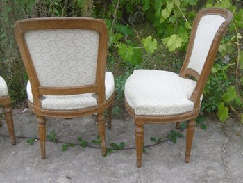 Set di 4 sedie in stile Luigi XVI
