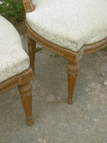 Set di 4 sedie in stile Luigi XVI