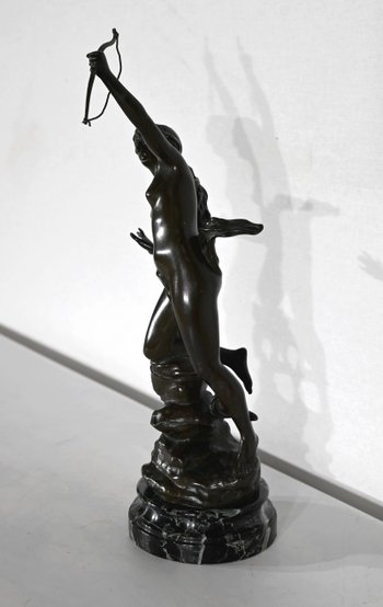 Bronze « Diane Chasseresse », signé J. Garnier – 2ème moitié du XIXe