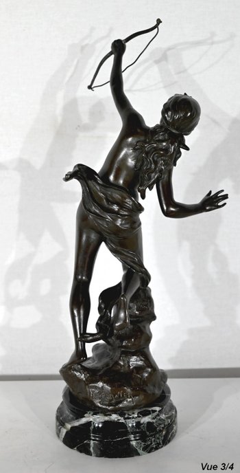 Bronze « Diane Chasseresse », signé J. Garnier – 2ème moitié du XIXe