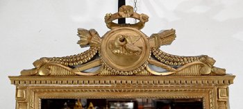 Specchio in legno dorato, stile Luigi XVI - Fine XIX secolo