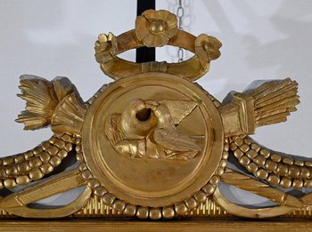Specchio in legno dorato, stile Luigi XVI - Fine XIX secolo