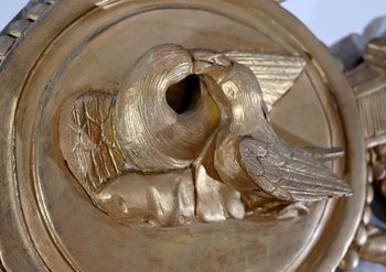 Specchio in legno dorato, stile Luigi XVI - Fine XIX secolo