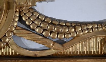 Specchio in legno dorato, stile Luigi XVI - Fine XIX secolo