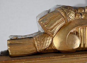 Specchio in legno dorato, stile Luigi XVI - Fine XIX secolo