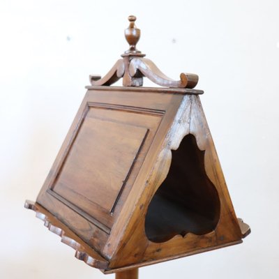 Antique Lectern in Walnut, Italy Early 19th Century