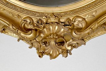 Important Louis XV Mirror - Late 18th Century