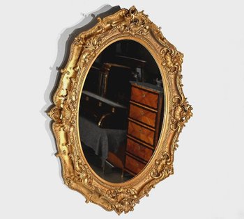Important Louis XV Mirror - Late 18th Century