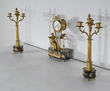 “La Harpiste” Fireplace Trim – 19th Century