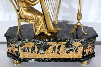 “La Harpiste” Fireplace Trim – 19th Century