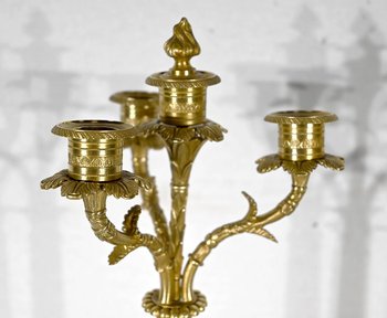 “La Harpiste” Fireplace Trim – 19th Century