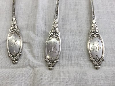 Posate d'argento per caramelle