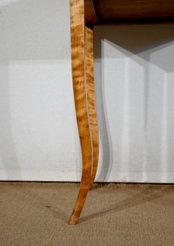 Petite Travailleuse en Bois Clair de Ceylan, style Louis XV – Milieu XIXe