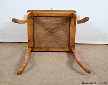 Petite Travailleuse en Bois Clair de Ceylan, style Louis XV – Milieu XIXe
