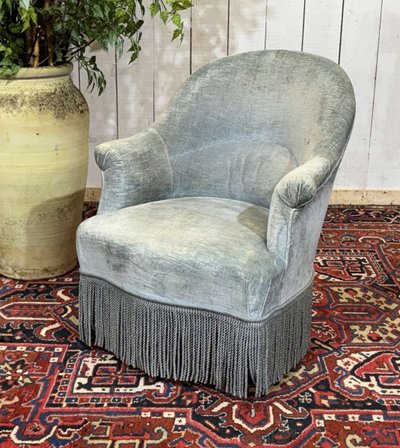 Napoleon III toad armchair late 19th century