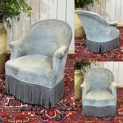 Napoleon III toad armchair late 19th century