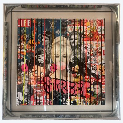 Pop art ELMAGO iconics actress Stamps -street art 