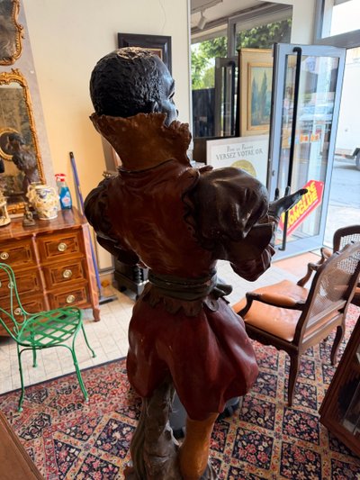 Zwei große venezianische Terrakotta-Skulpturen, Ende des 19. Jahrhunderts, Italien