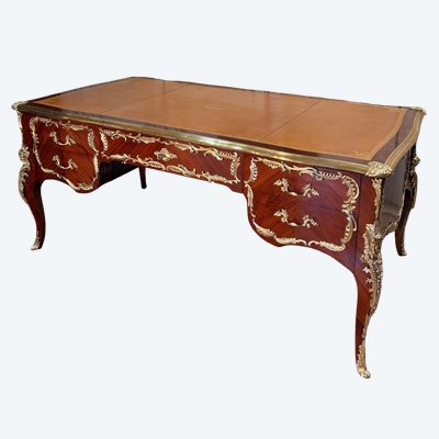 Grand bureau président de style Louis XV