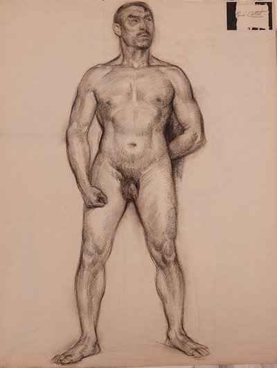 René Cottet  - (1902 - 1992) - 8 dessins académiques - 