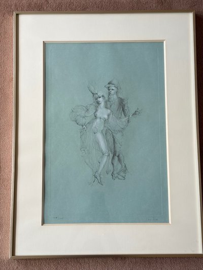 LEONOR FINI, LITHOGRAPHIE (1907-1996) COUPLE.
